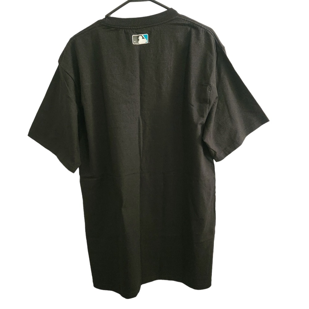Arizona Diamondbacks T-Shirt Men's Medium Black MLB Baseball Tee‎ Majestic - Picture 2 of 6
